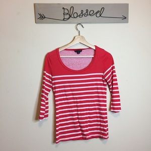 Banana Republic red top